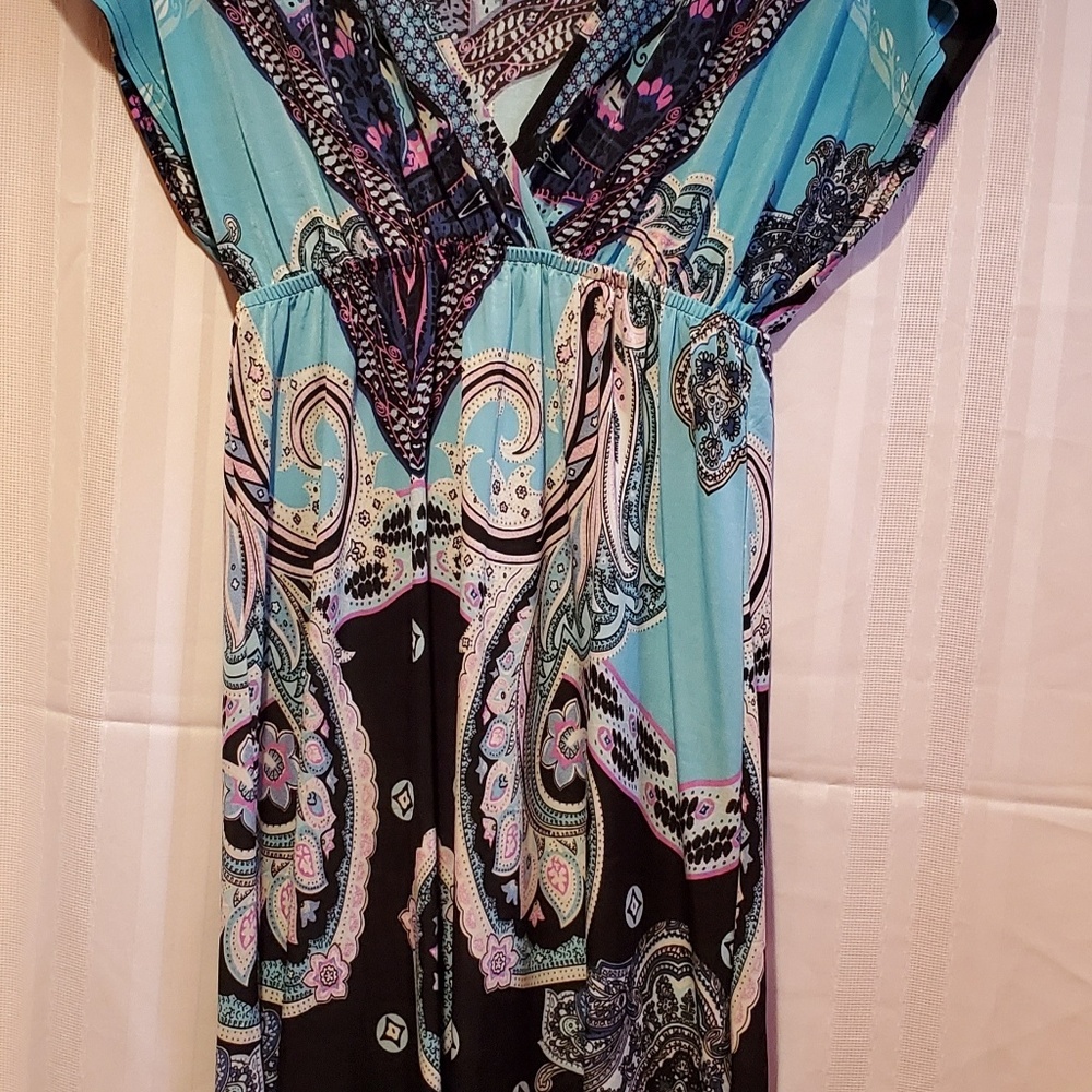 Paisley print dress